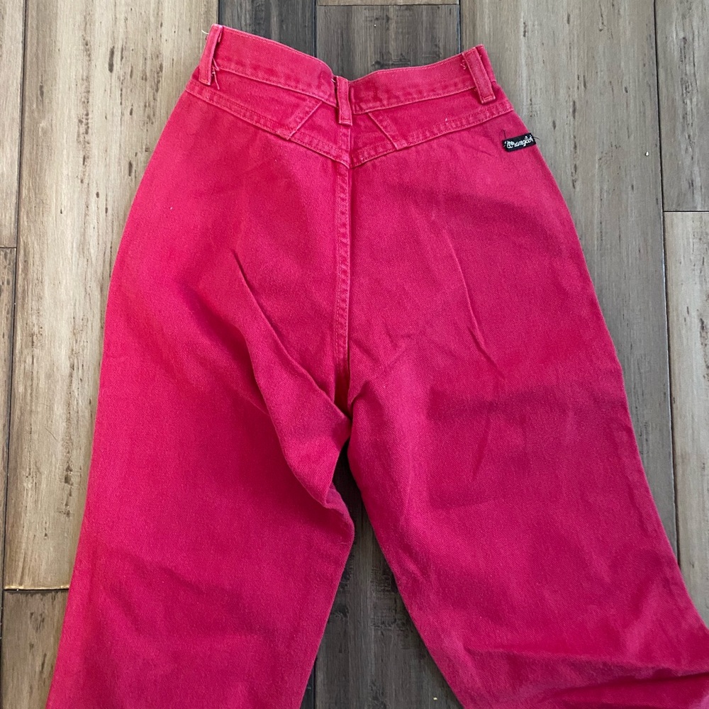 Red wrangler womens vintage jeans